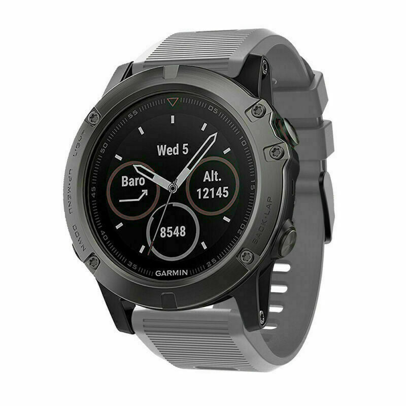 Correa silicona Garmin Fenix 8 Pro - 51mm (gris)