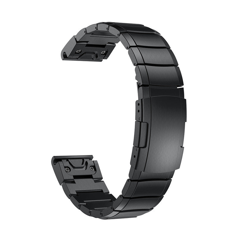 Correa acero Garmin Fenix 7 (negro)