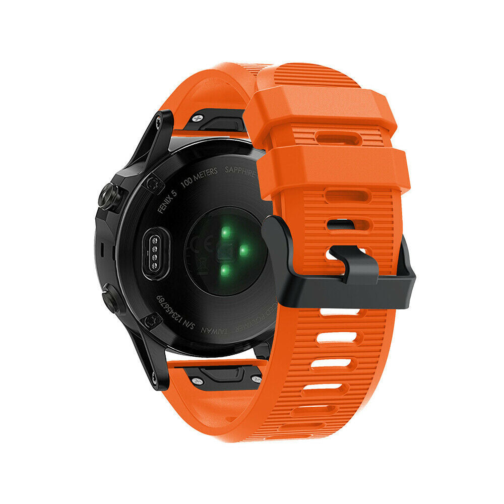 Correa silicona Garmin Quatix 8 - 51mm (naranja)