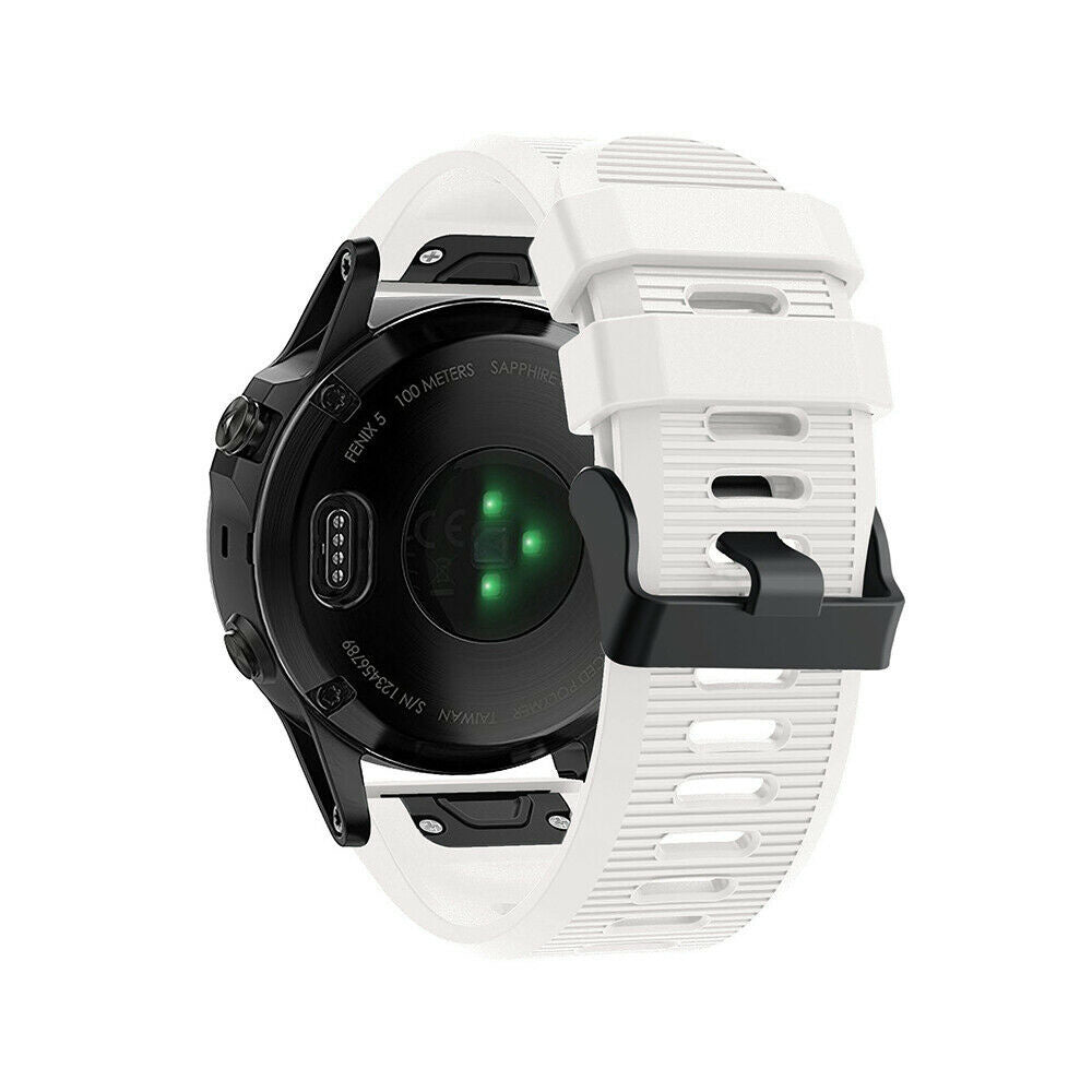Garmin Fenix 8 Pro - 51mm Silicone Strap (White)