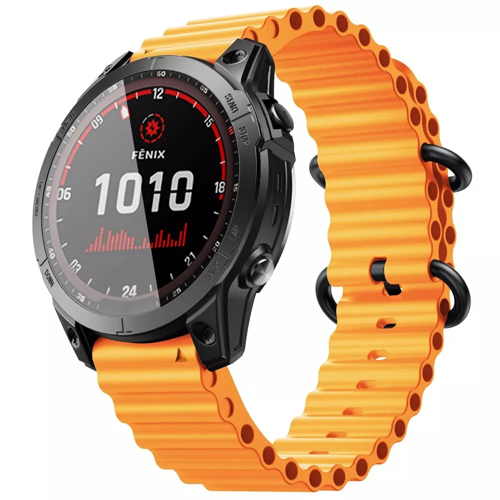 Correa Ocean Garmin Fenix 8 Pro - 51mm (naranja)