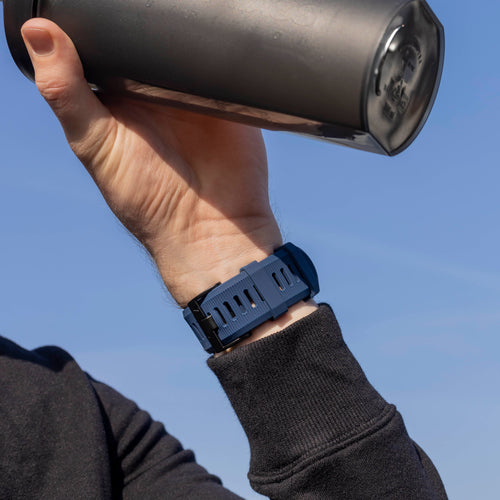 Correa silicona Garmin Fenix 3 (azul oscuro)