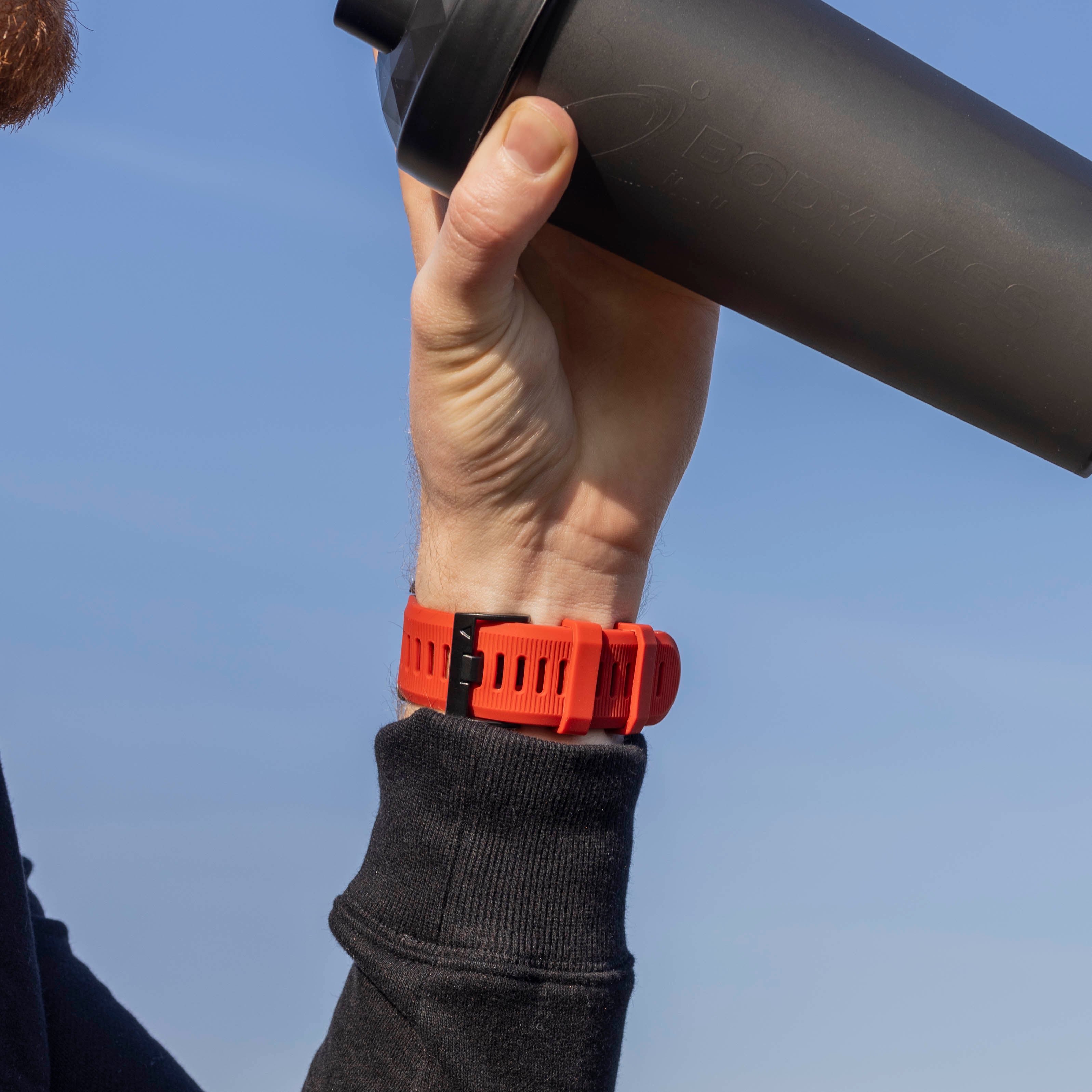 Correa silicona Garmin Instinct 3 - 50mm (rojo)