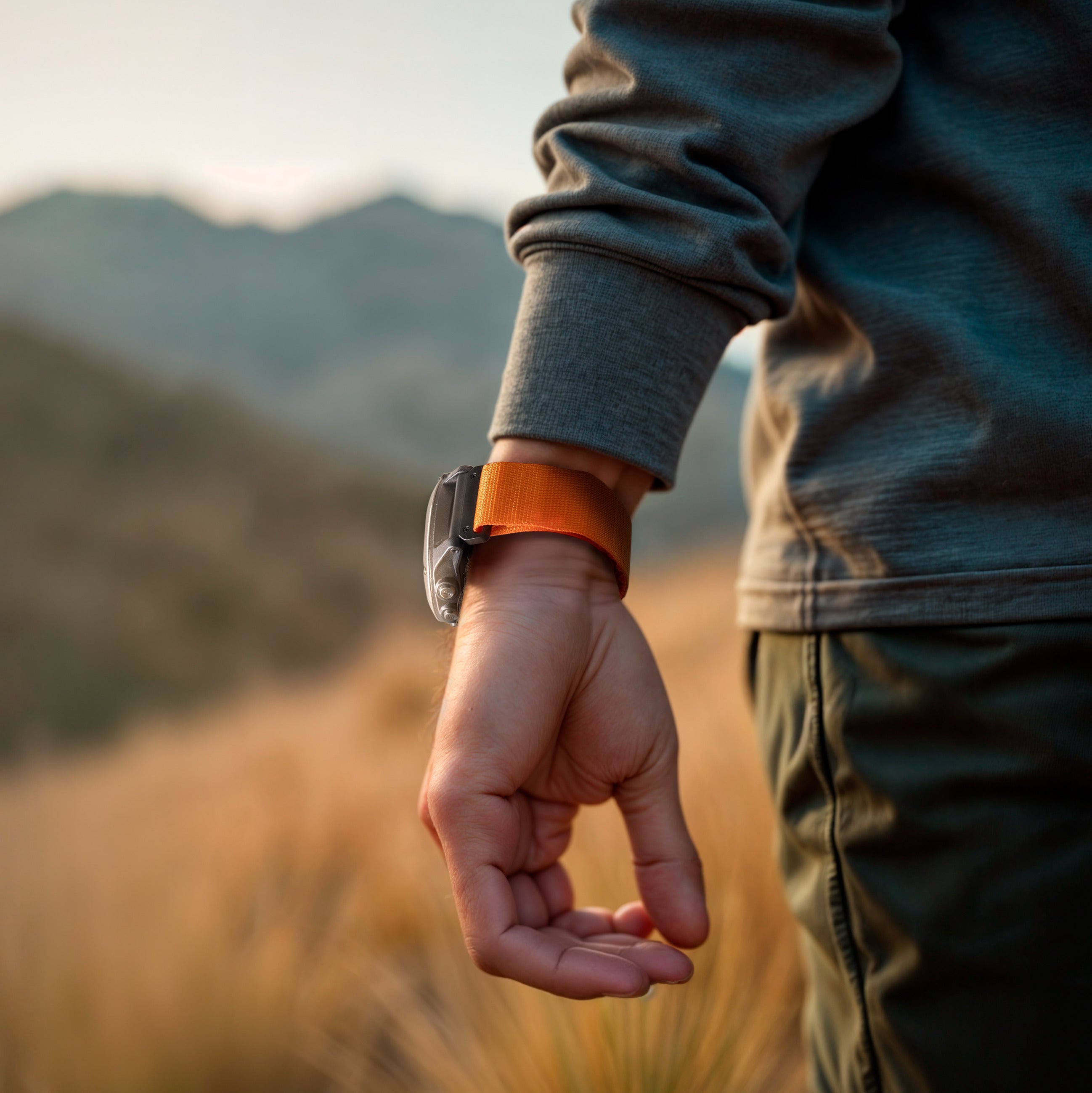 Correa Alpine Garmin Quatix 3 / 6x / 7x Solar (naranja)