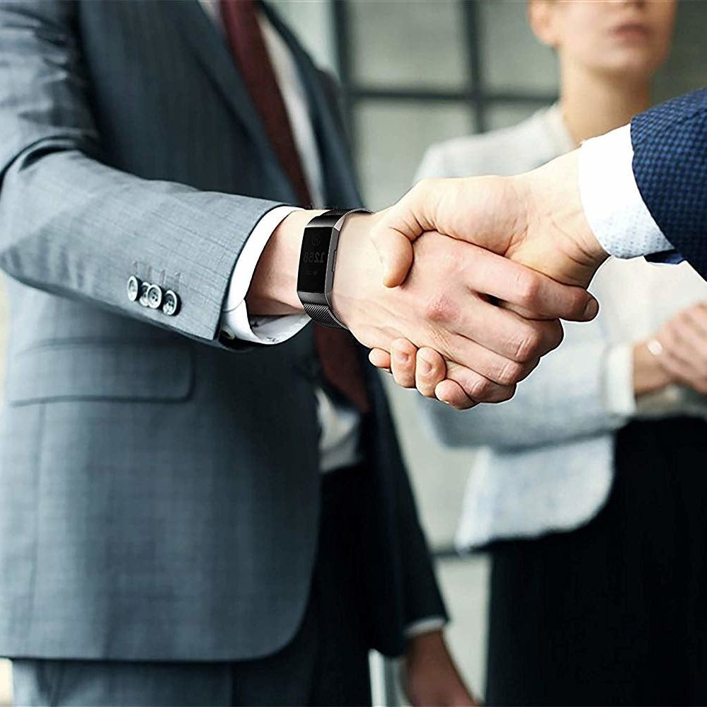 Fitbit Charge 4 Milanese Strap (Black)