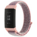 Correa nylon Fitbit Charge 4 (rosa)