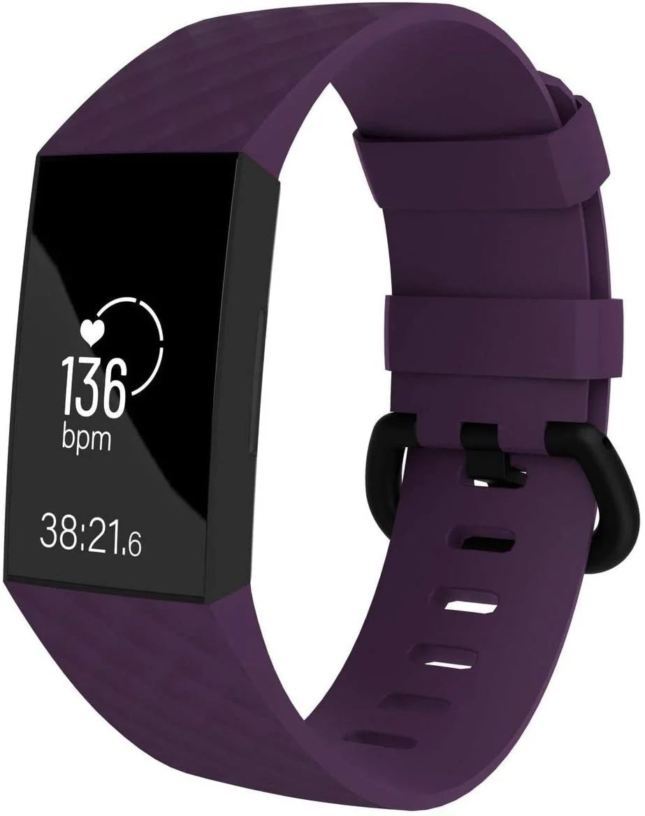 Fitbit Charge 4 Silicone Strap (Purple)