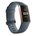Correa silicona Fitbit Charge 3 (azul gris)
