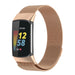 Correa milanesa Fitbit Charge 5 (oro rosa)