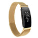 Correa milanesa Fitbit Inspire (dorado)