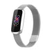Correa milanesa Fitbit Luxe (plata)