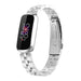 Correa acero Fitbit Luxe (plateada)