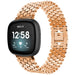 Correa acero Pez Fitbit Sense (oro rosa)