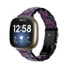Fitbit Sense Resin Strap (Black/Purple)