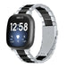 Correa Fitbit Sense Link (plata/negro)