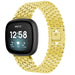 Fitbit Sense Steel Strap Hexagons (Gold)