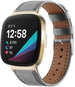 Correa cuero Fitbit Sense (gris)