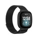 Correa milanesa Fitbit Sense (negra)