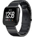 Correa metal Fitbit Versa (negra)