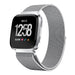 Correa milanesa Fitbit Versa (plata)
