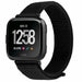 Correa nylon Fitbit Versa (negra)