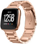 Correa acero Fitbit Versa (oro rosa)