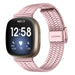 Correa acero inoxidable Fitbit Versa 3 (rosa)
