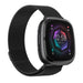 Correa milanesa Fitbit Sense 2 (negro)