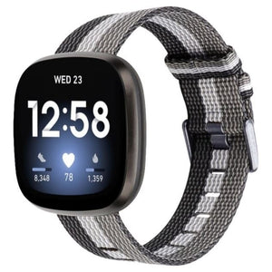 fitbit-versa-3-woven-nylon-schnallenband-schwarz-w