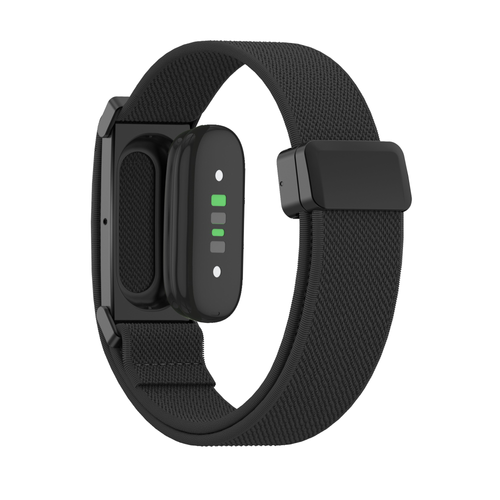 Bandz Correa biceps nylon con hebilla-D Fitbit Air (negro)