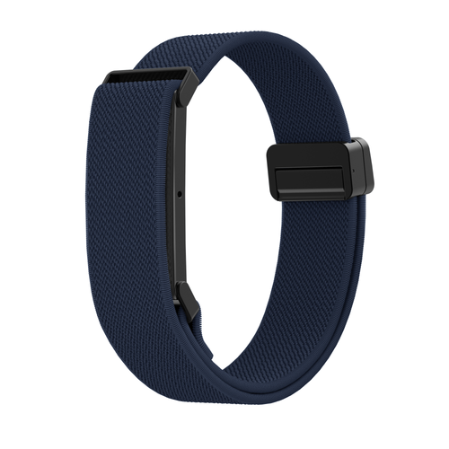 Bandz Correa biceps nylon con hebilla-D Fitbit Air (azul oscuro)