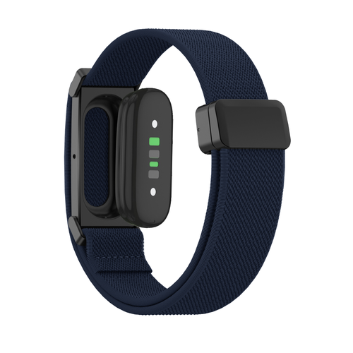 Bandz Correa biceps nylon con hebilla-D Fitbit Air (azul oscuro)