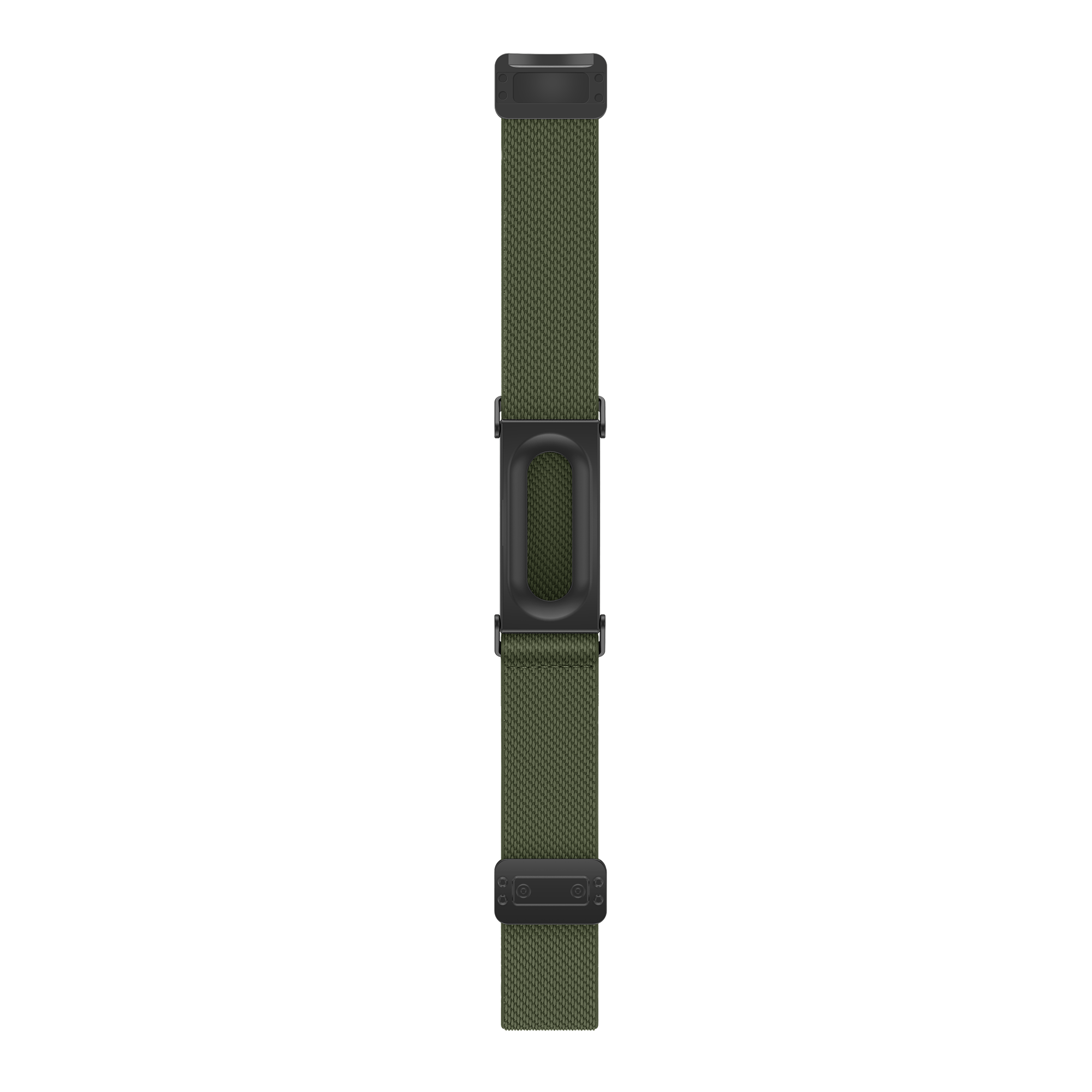 Bandz Correa biceps nylon con hebilla-D Fitbit Air (verde militar)