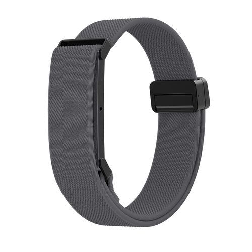 Bandz Correa biceps nylon con hebilla-D Fitbit Air (gris oscuro)