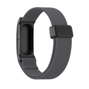 Bandz Correa biceps nylon con hebilla-D Fitbit Air (gris oscuro)