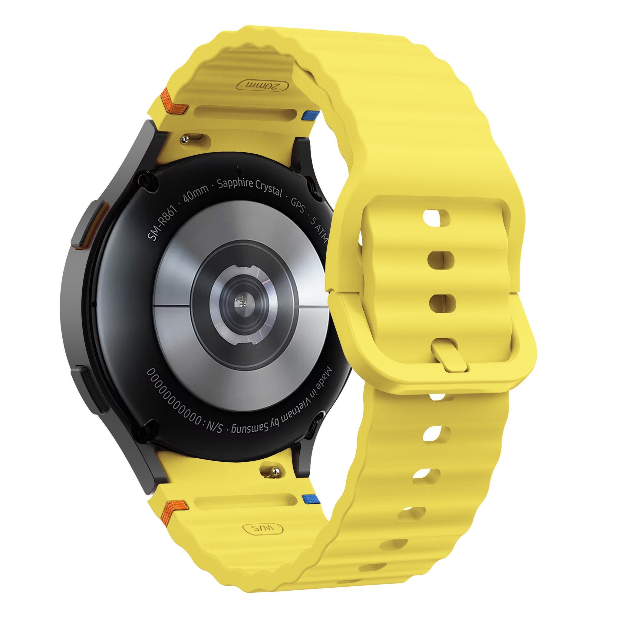 Samsung Galaxy Watch 4 40mm Wave Strap (Flash Yellow)
