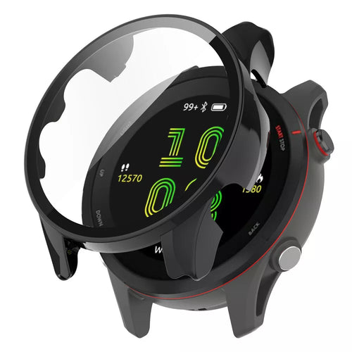 Funda rígida con vidrio Garmin Forerunner 255 (negra)