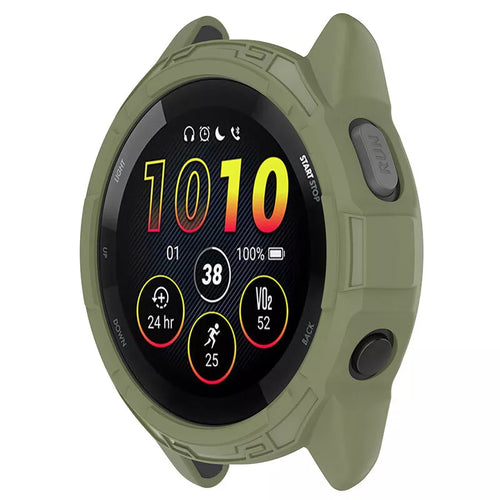 Funda TPU robusta Garmin Forerunner 265 (verde)