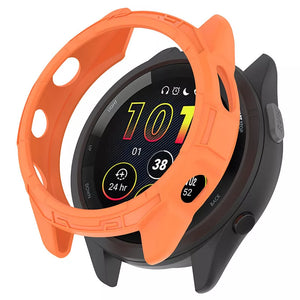 Funda TPU robusta Garmin Forerunner 265 (naranja)