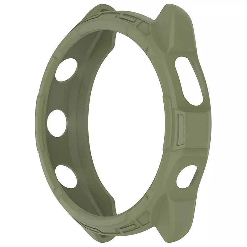 Funda TPU robusta Garmin Forerunner 965 (verde)