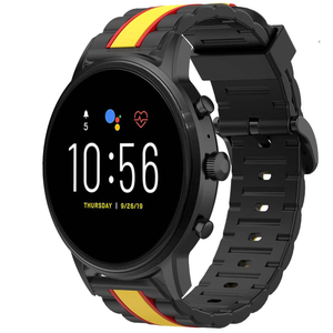 fossil-gen-5-bandje-siliconen-special-edition-zwar