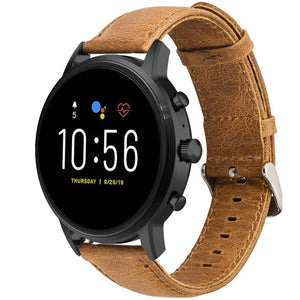 Correa cuero Fossil Gen 4 Explorist HR (marrón)