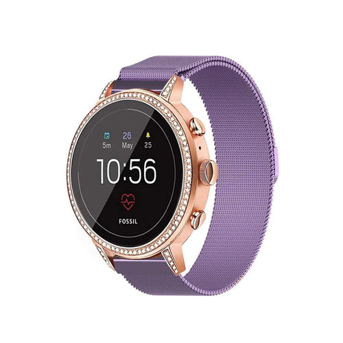 fossil-gen-5e-42mm-milanese-paars