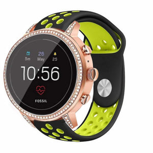 fossil-gen-5e-42mm-silicone-zwart-geel