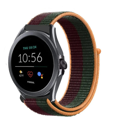 fossil-gen-5e-44mm-nylon-band-cherry