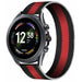 Correa milanesa Fossil Gen 6 - 44 mm (negro/rojo)