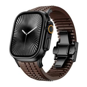 Correa silicona Premium Apple Watch (marrón)