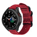 Correa nylon con hebilla Samsung Galaxy Watch 4 Classic 42mm (rojo)