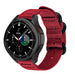 Correa de nylon con hebilla Samsung Galaxy Watch 4 Classic 46mm (roja)