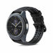 Correa cuero y silicona Samsung Galaxy Watch 46mm (negra)